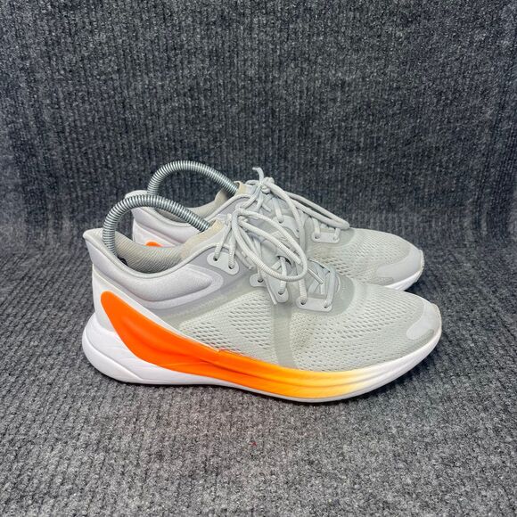 lululemon athletica Shoes - Lululemon Blissfeel Run Vapor Grey Orange Athletic Running Shoes Womens Size 8.5